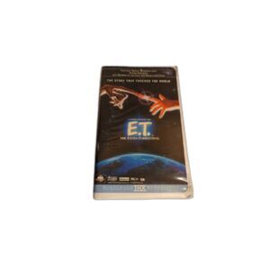 ET VHS The Extra-Terrestrial 1996 Remastered Film E.T. Clamshell Drew Barrymore
